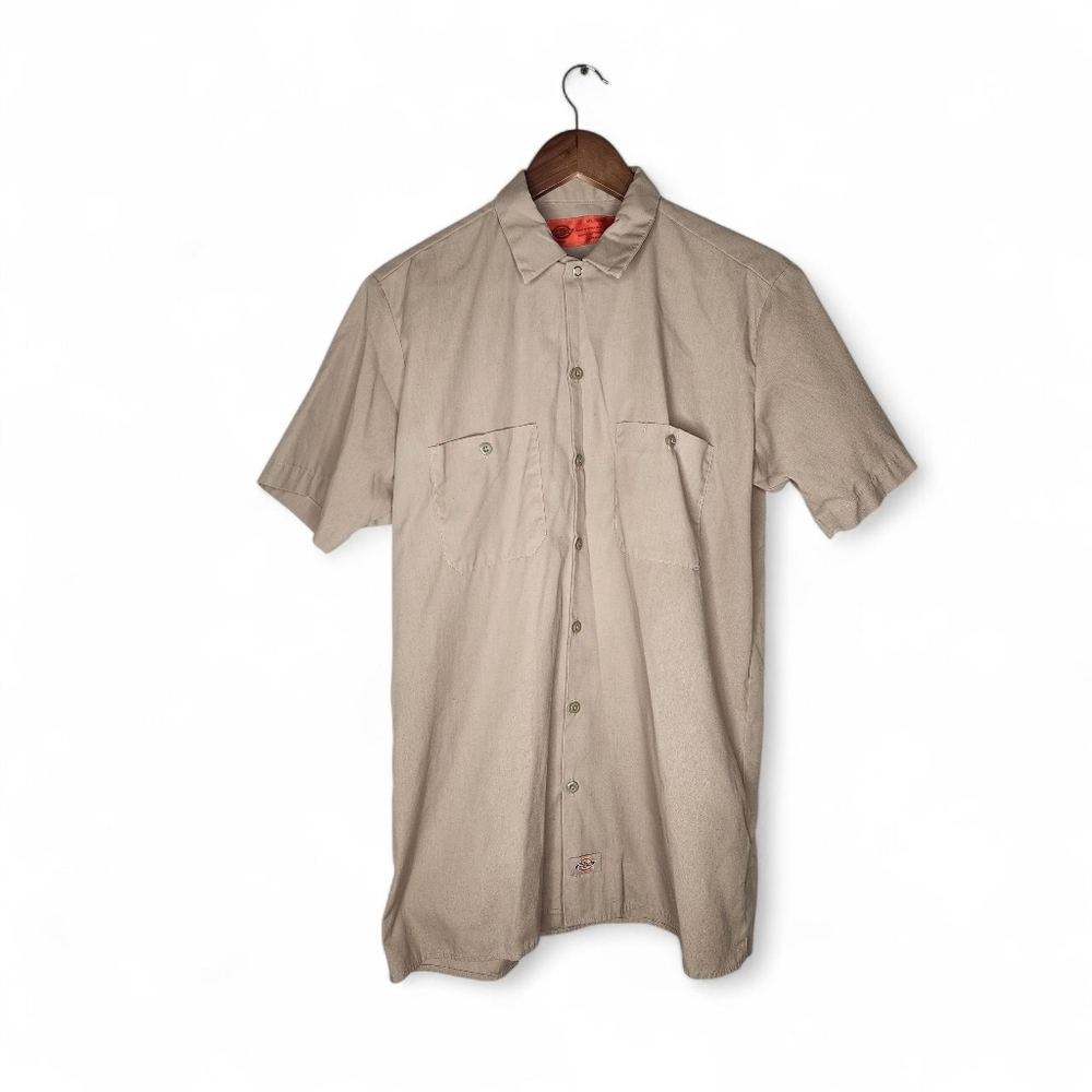 Dickies Short Sleeve Work Shirt in Khaki